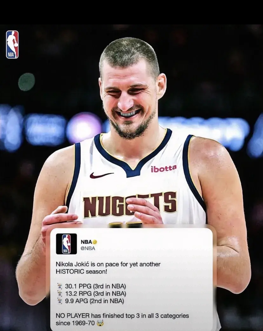 九游娱乐体育-掘金卫冕之路开启，约基奇再证MVP价值