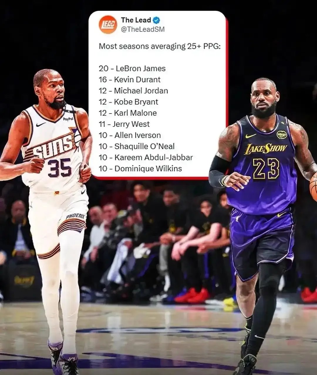 九游体育官方网站-湖人vs篮网圣诞大战：詹姆斯&杜兰特对轰40+