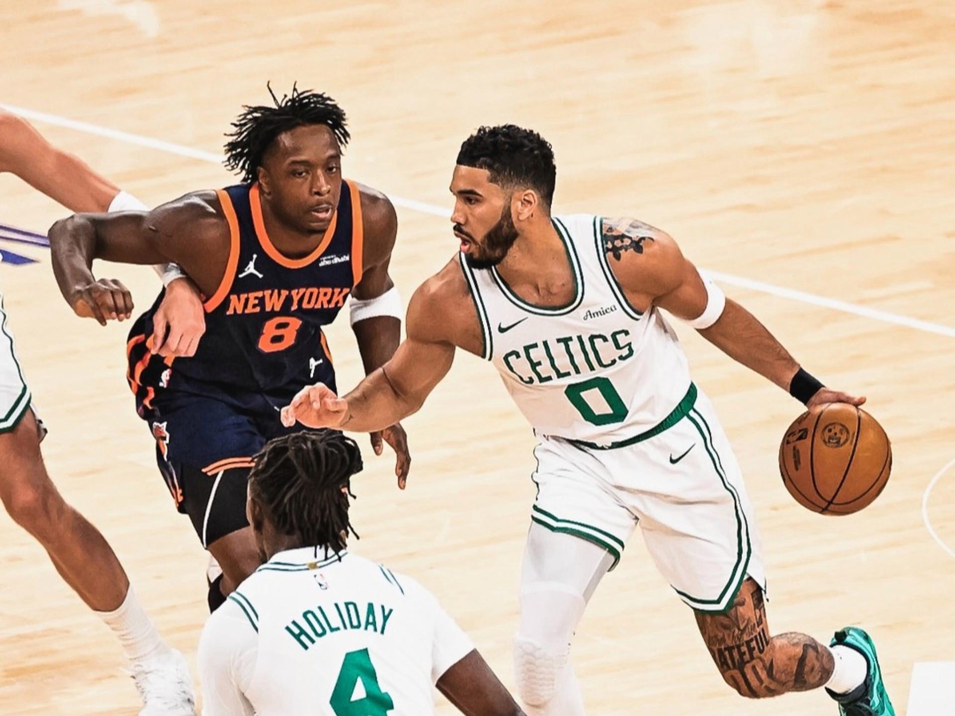 塔图姆60分！凯尔特人逆转尼克斯创队史纪录的简单介绍